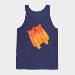 Twin Cat Popsicles Tank Top